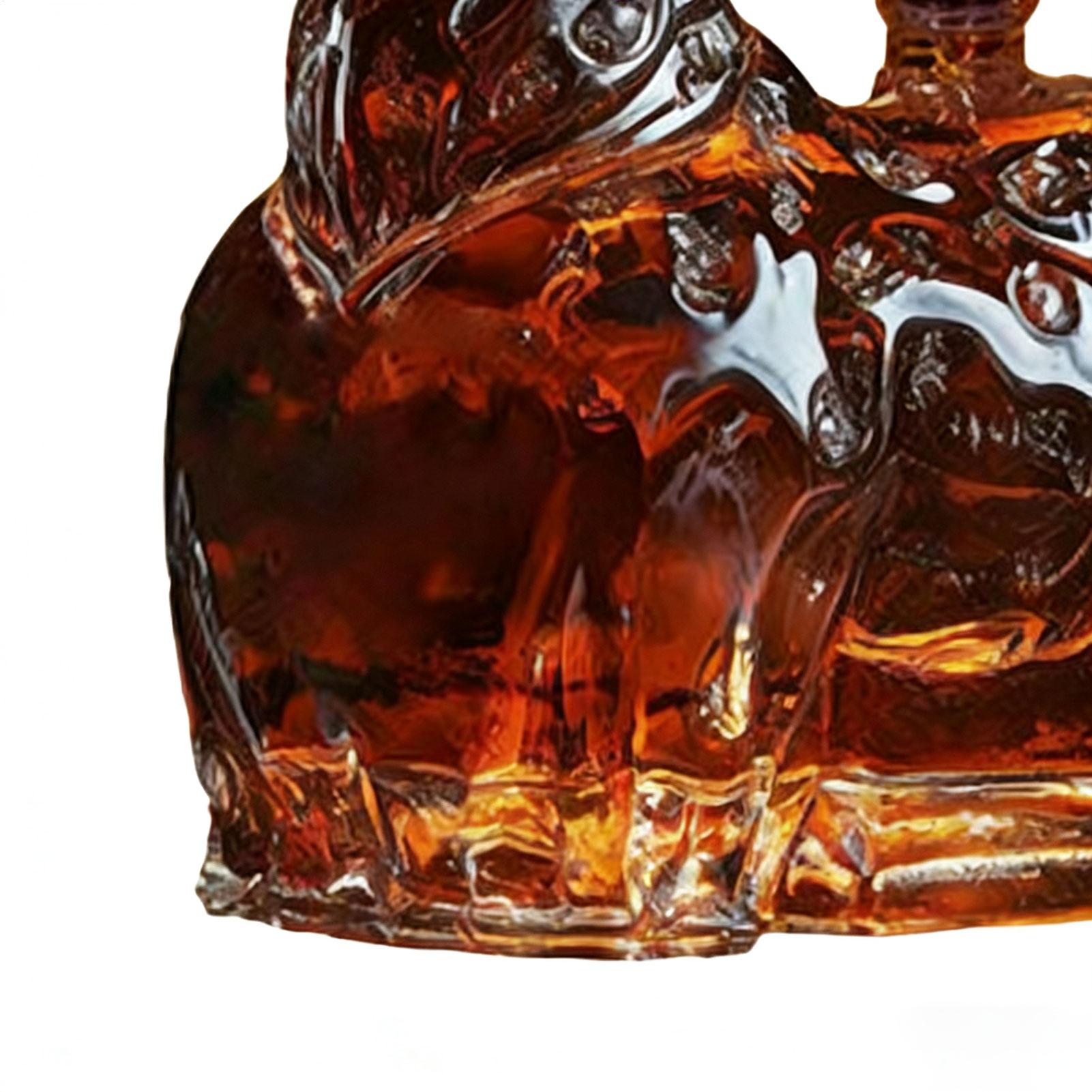 Glass Decanter Whiskey - Botol Dekanter untuk Alkohol, Dekorasi Rumah
