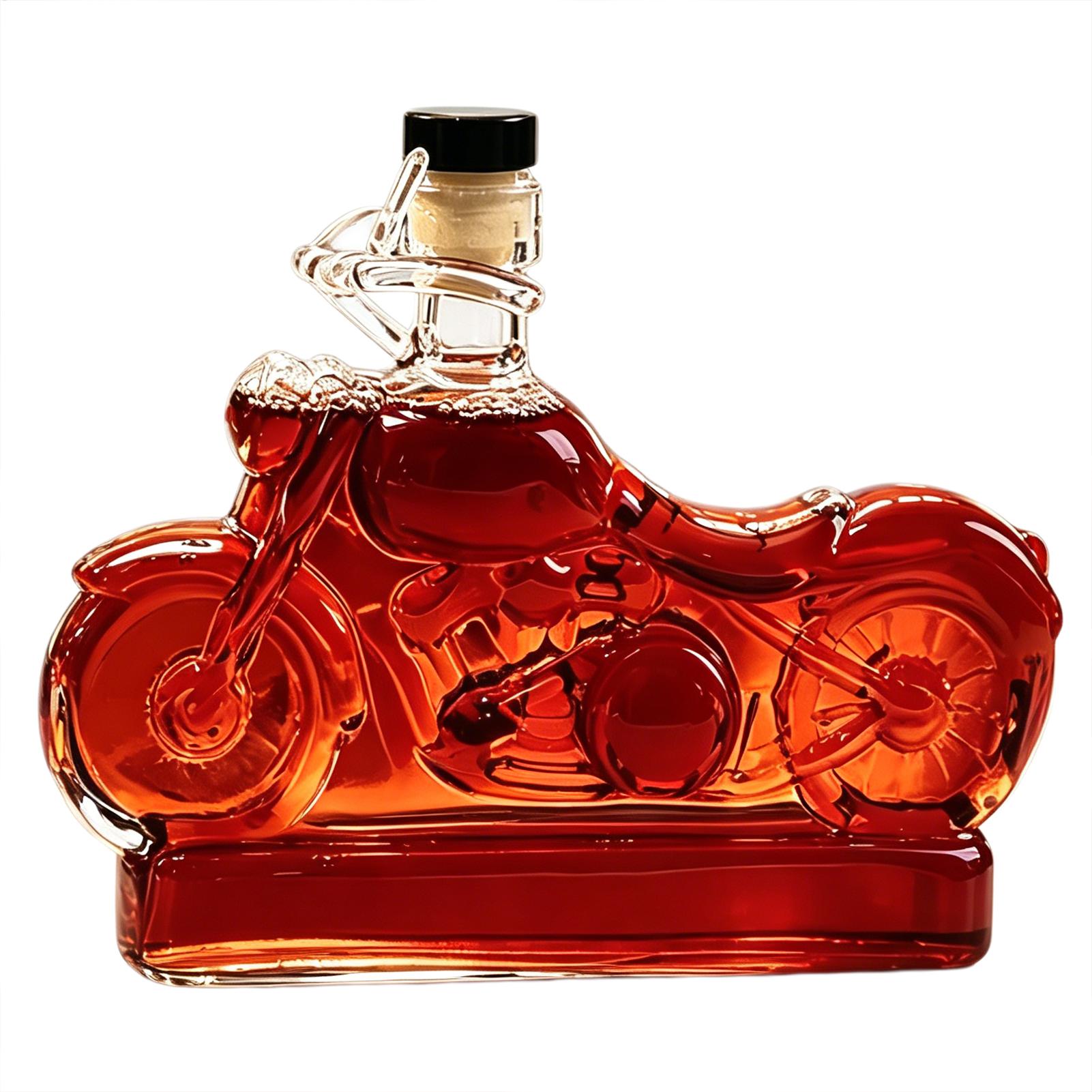 Glass Decanter Whiskey - Dekanter Sepeda Motor Unik dan Lucu,
