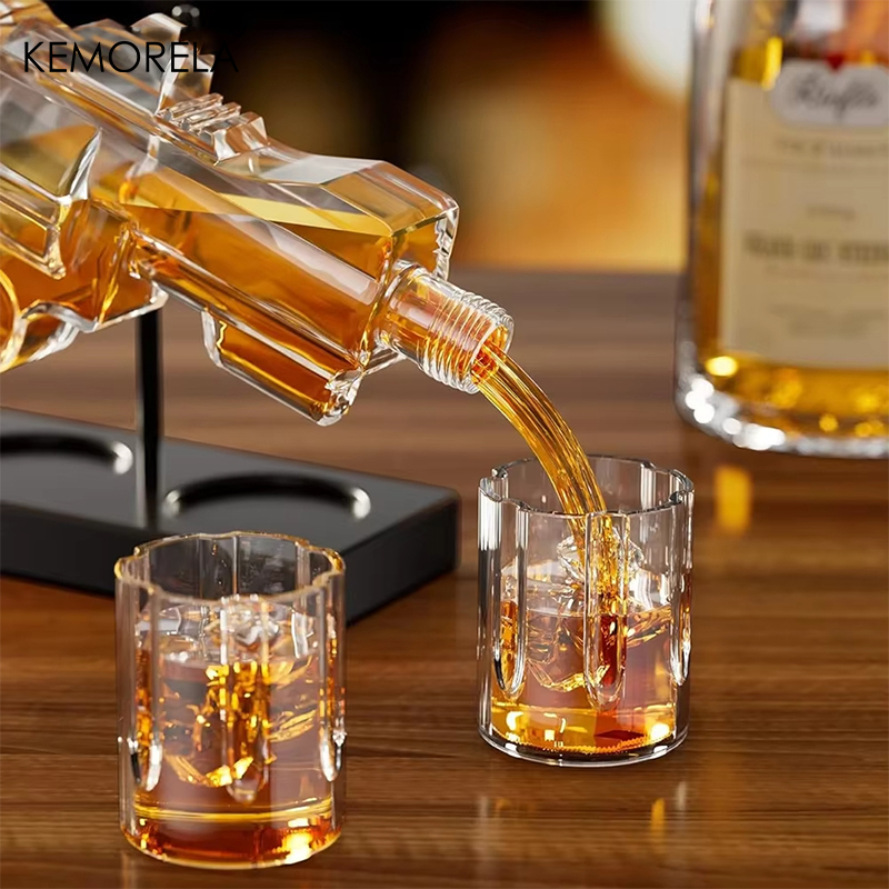 KEMORELA Set kaca wiski, dekan - Glass Decanter Whiskey ulasan dan harga