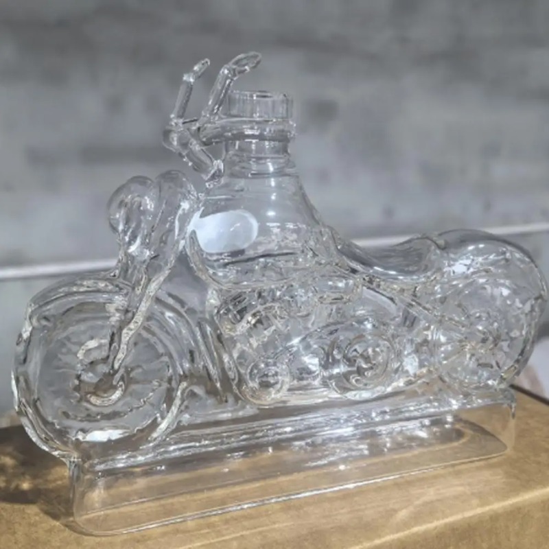 Botol Wiski Gaya Sepeda Motor, - Glass Decanter Whiskey ulasan dan harga