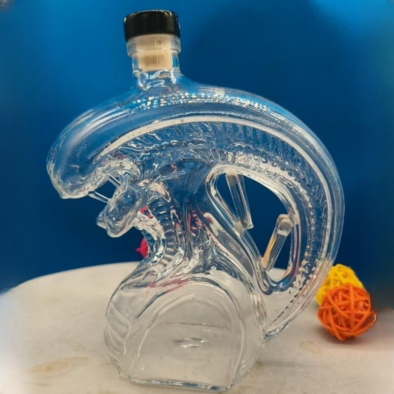 Botol Wiski Bentuk Xenomorph A - Glass Decanter Whiskey ulasan dan harga