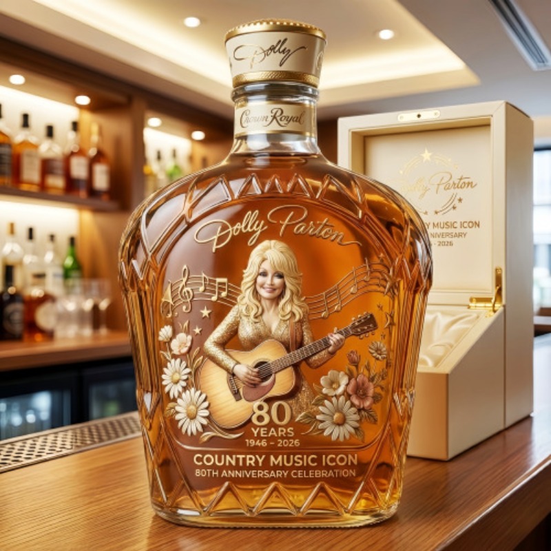 Dekanter Wiski Bertema Musik C - Glass Decanter Whiskey ulasan dan harga