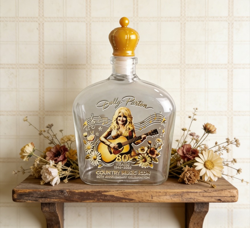 Dekanter Wiski Bertema Musik C - Glass Decanter Whiskey ulasan dan harga