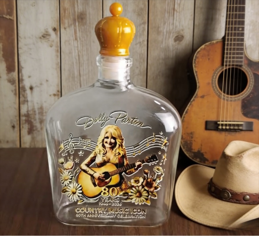Dekanter Wiski Bertema Musik C - Glass Decanter Whiskey ulasan dan harga