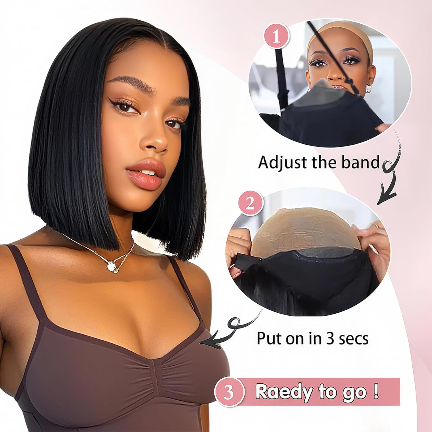 Wig Bob Pendek Smilegirl 5x5 H - Luxury Lifestyle Travel ulasan dan harga