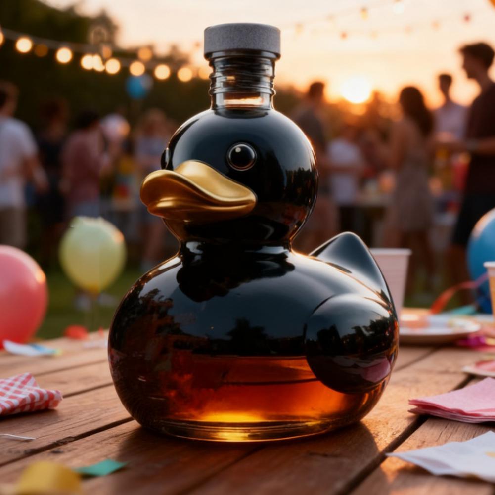 Botol Wiski Bentuk Bebek, Deka - Glass Decanter Whiskey ulasan dan harga