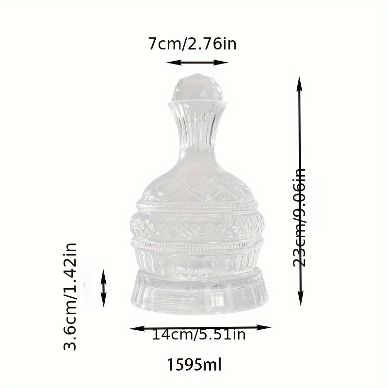 Botol Anggur Kristal Set Botol - Glass Decanter Whiskey ulasan dan harga