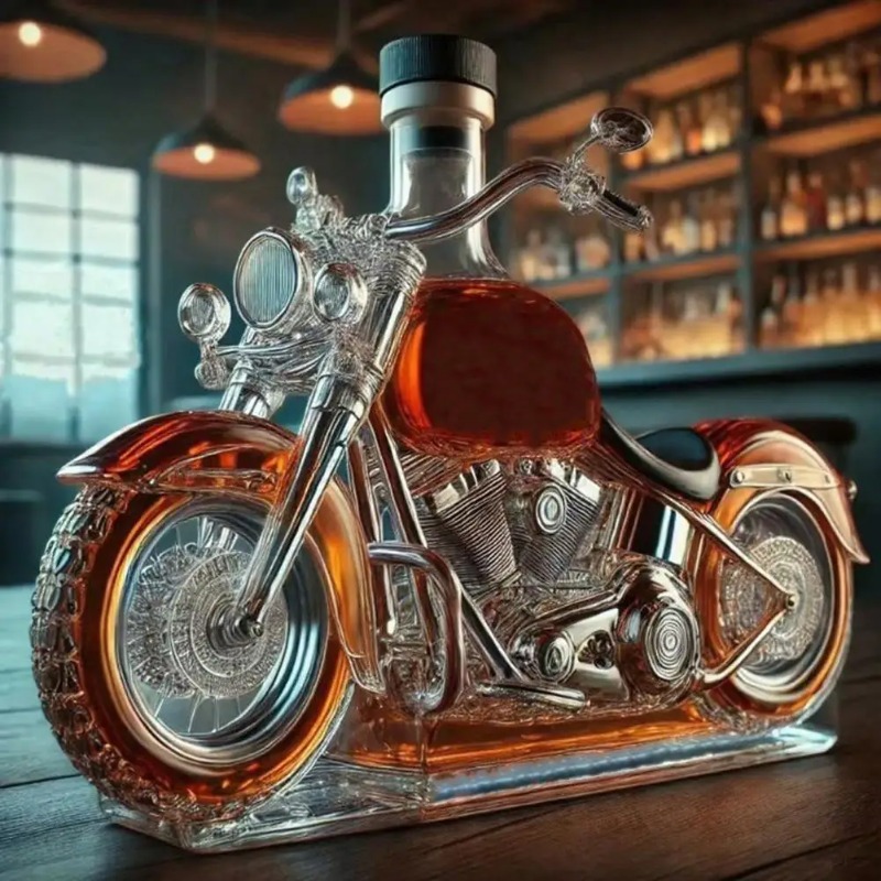 Botol Wiski Gaya Motor, Botol  - Glass Decanter Whiskey ulasan dan harga