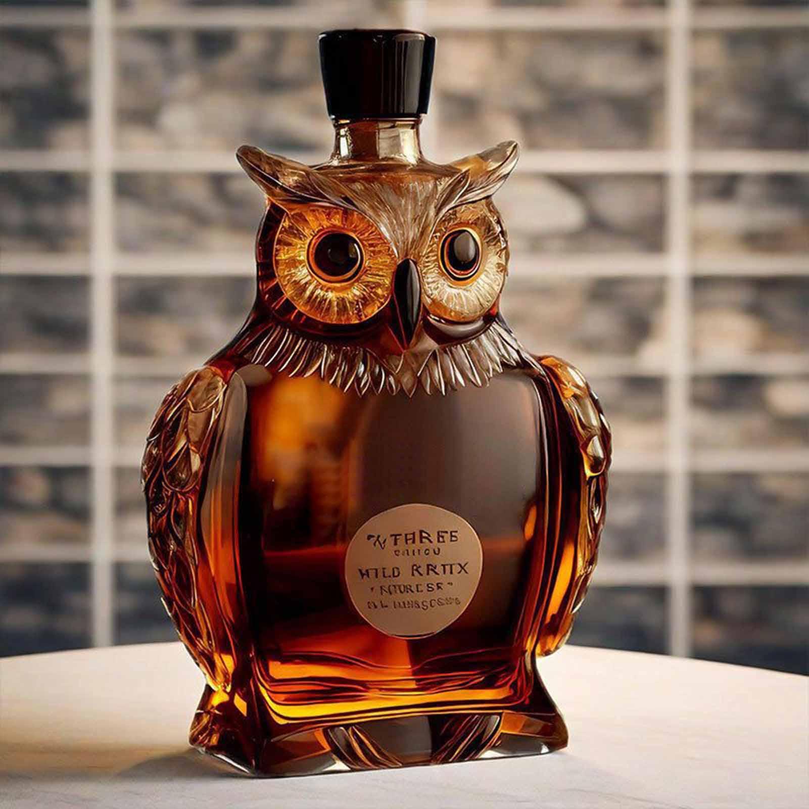 Botol Dekanter Bentuk Burung H - Glass Decanter Whiskey ulasan dan harga