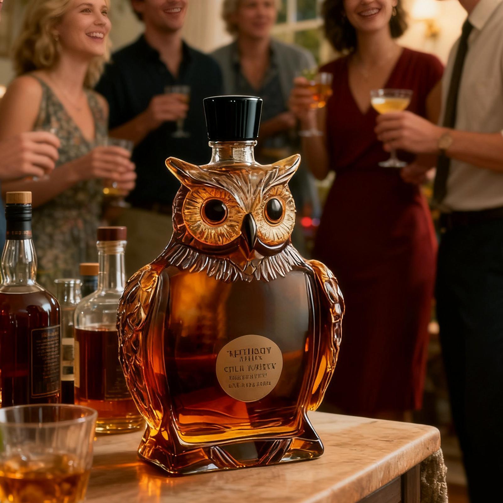 Botol Dekanter Bentuk Burung H - Glass Decanter Whiskey ulasan dan harga